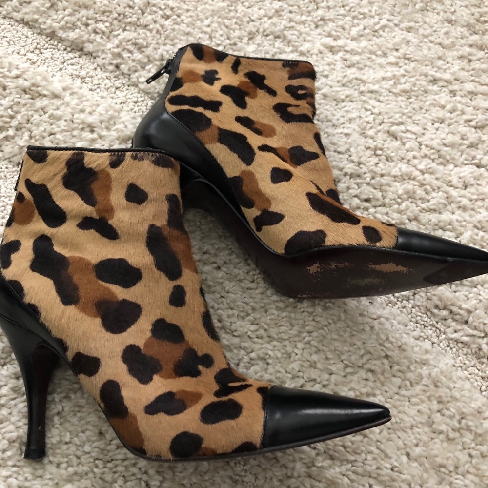 Via Spiga leopard boots